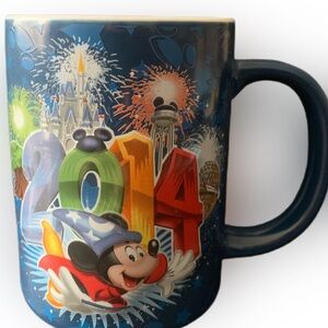 Vintage Walt Disney World Mickey Mouse Sorcerer Castle Mug Authentic Original